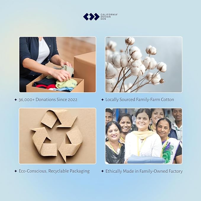 100% Cotton Bed Sheet Set - King - 2 Pack