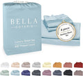Bamboo Cooling Bed Sheet Set - Full - 18 in Deep Pocket