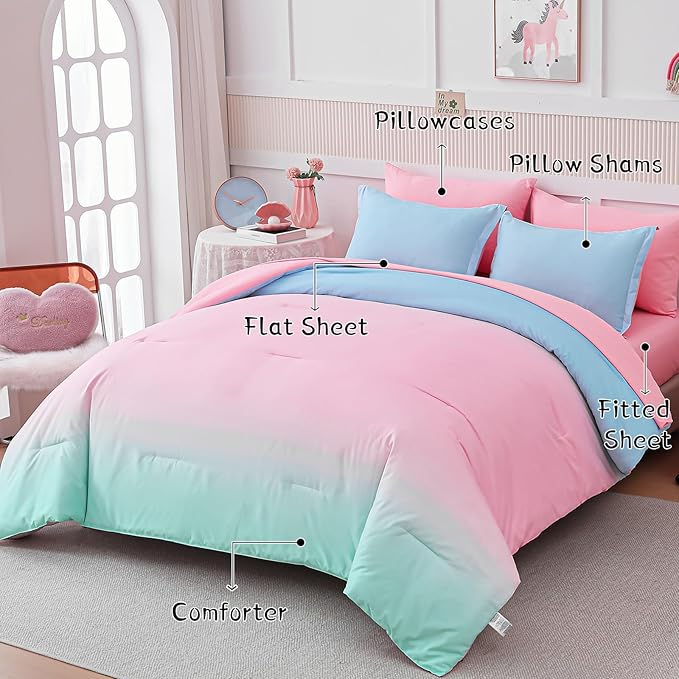 Comforter Set - Twin - 6 Piece