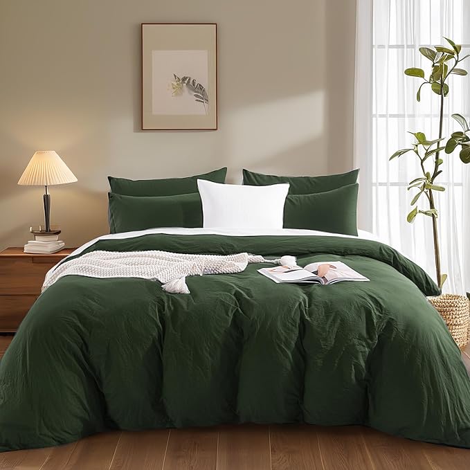Linen Duvet Cover Set - Twin - 2 Piece
