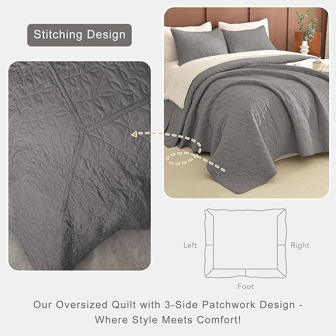 Bedding Set - King - 3 Piece