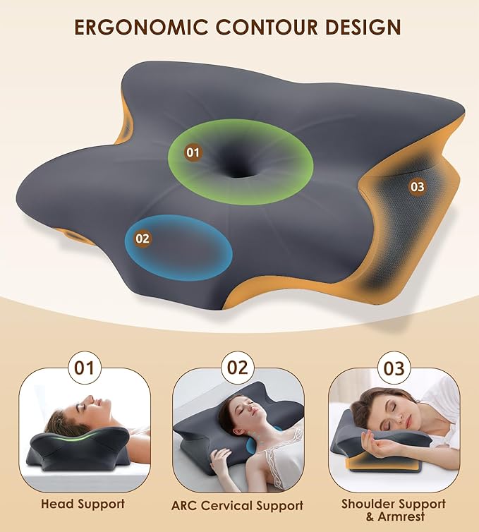 Memory Foam Cooling Bed Pillow