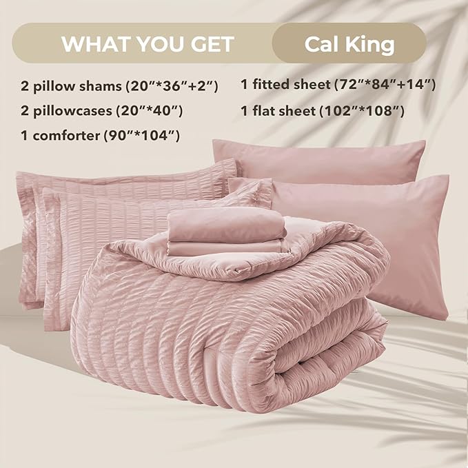 Comforter Set - California King - 7 Piece
