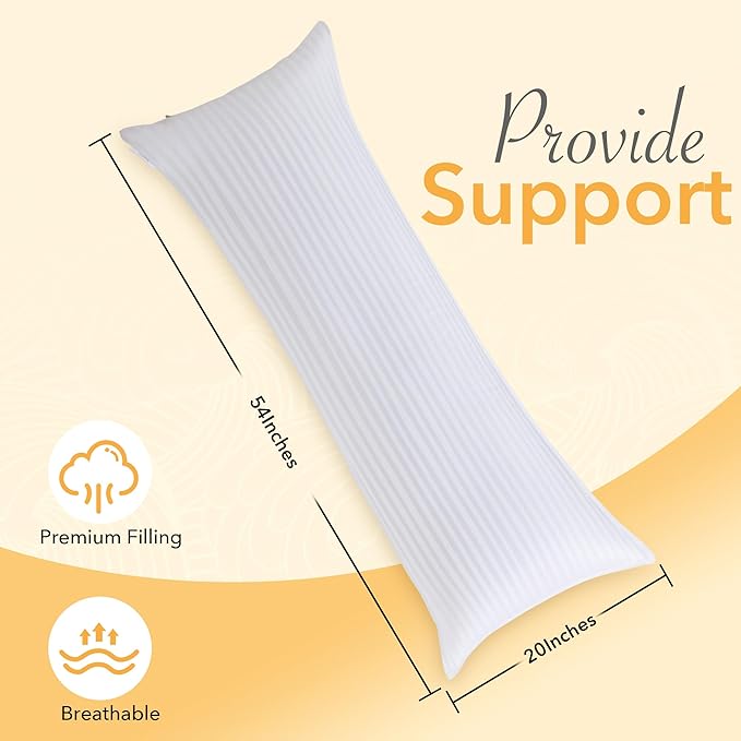 Microfiber Cooling Body Pillow