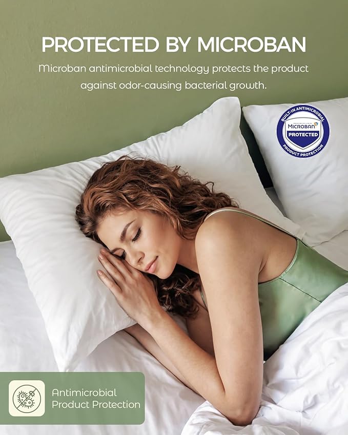 100% Cotton Hypoallergenic Pillow Protector