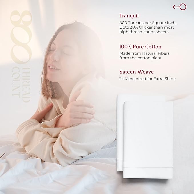 Linen Cooling Pillowcase Set - Queen - 4 Piece