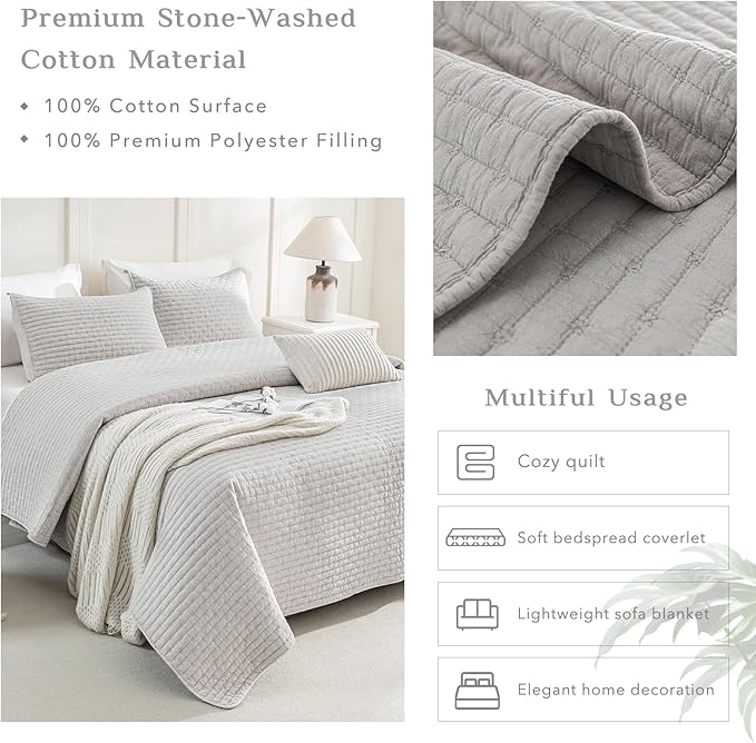 Bedding Set - California King - 3 Piece