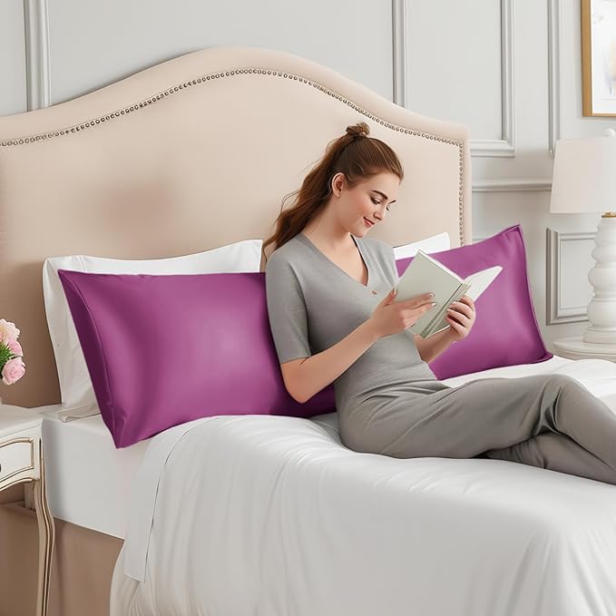 Mulberry Silk Cooling Pillowcase - 20 x 54 in