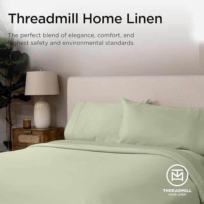 100% Cotton Bed Sheet Set - King - 4 Piece