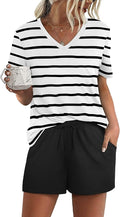 Women's Pajama Set - Short Sleeve - 2 Piece