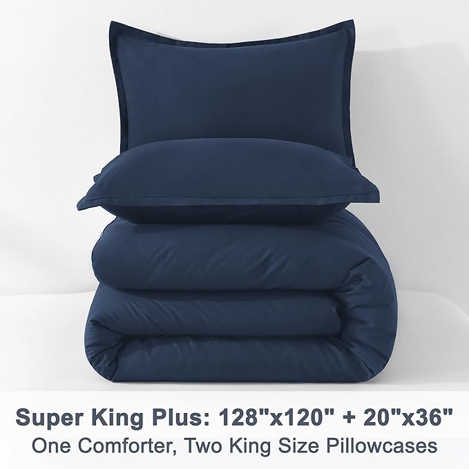Comforter Set - King - 128 x 120 in - 3 Piece