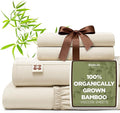 Bamboo Cooling Bed Sheet Set - King - 18 in Deep Pocket - 4 Piece