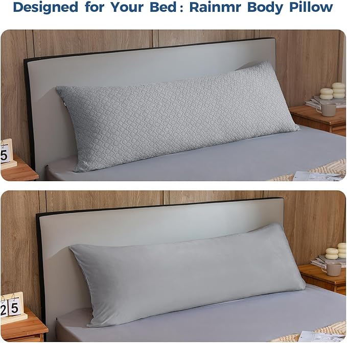 Memory Foam Cooling Body Pillow - Full - 20 x 54 in