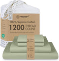 100% Cotton Bed Sheet Set - King - 4 Piece