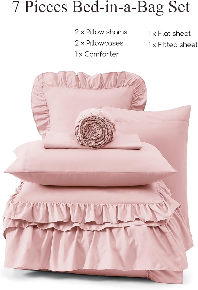 Comforter Set - Queen - 7 Piece