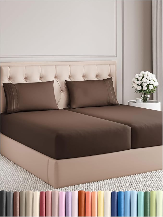 Cooling Bed Sheet Set - Split King - 5 Piece