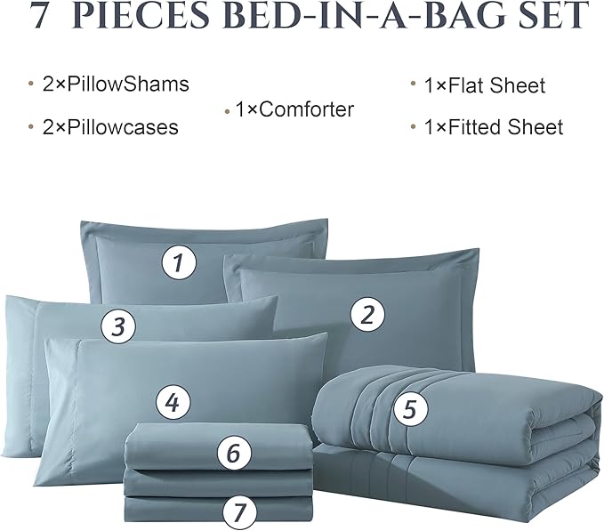 Comforter Set - Full - 7 Piece