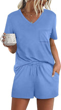 Women's Pajama Set - Short Sleeve - 2 Piece