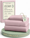 Linen Bed Sheet Set - Twin XL - 3 Piece