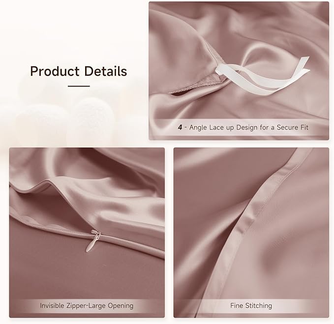 Mulberry Silk Duvet Cover Set - Full - 3 Piece