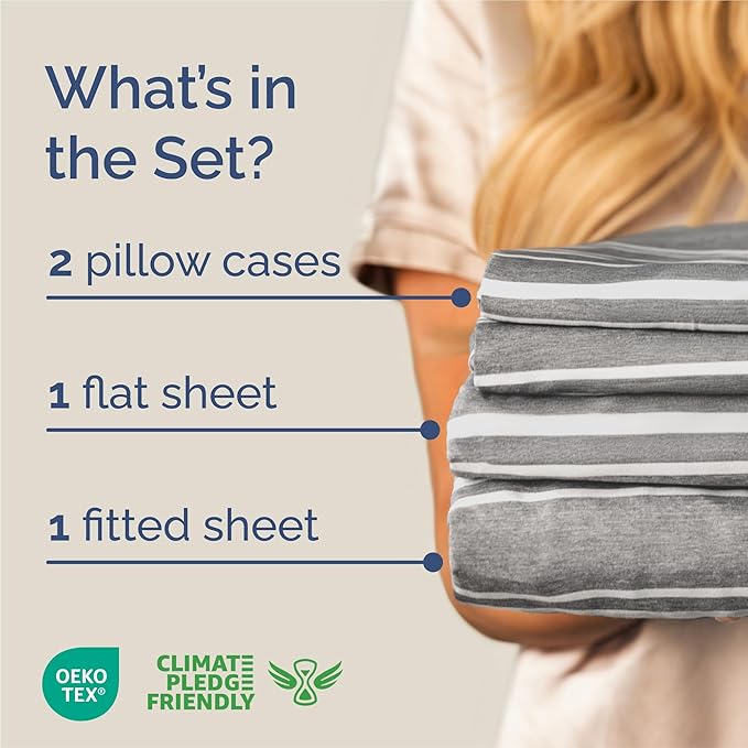 Cooling Bed Sheet Set - King - 4 Piece
