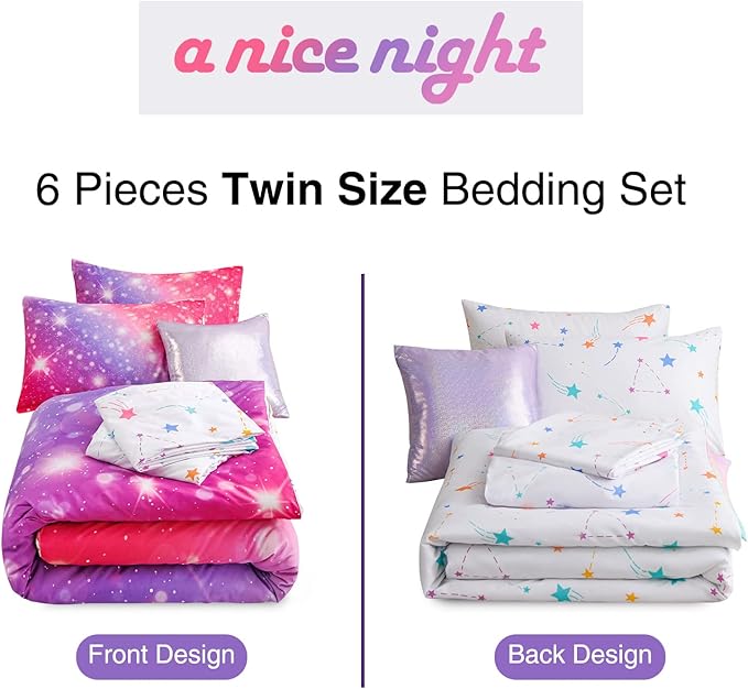 Comforter Set - Twin - 6 Piece