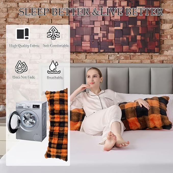 Memory Foam Orthopedic Body Pillow - Full - 20 x 54 in