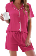 Women's Pajama Set - Short Sleeve - 2 Piece