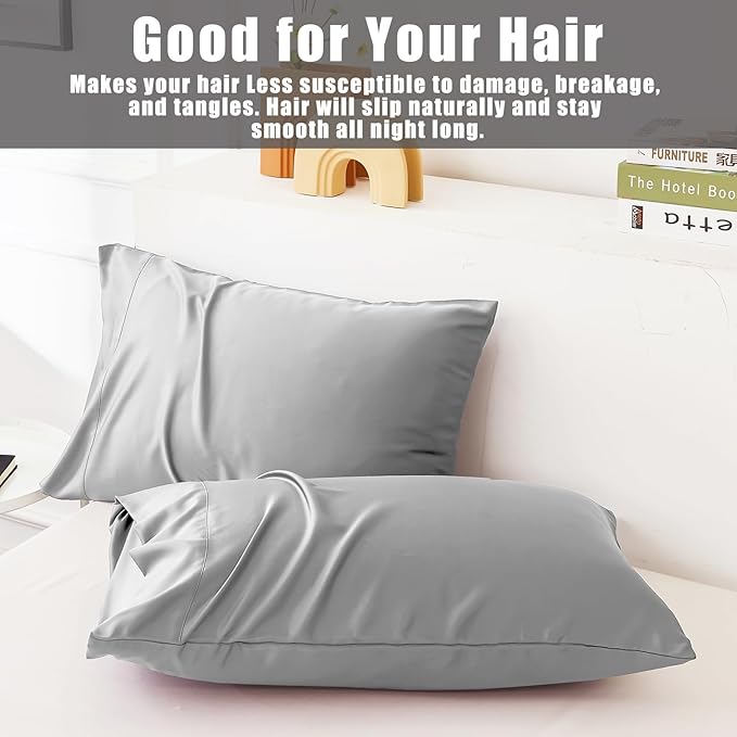 Bamboo Cooling Pillowcase Set - King - 20 x 40 in - 2 Pack - 2 Piece