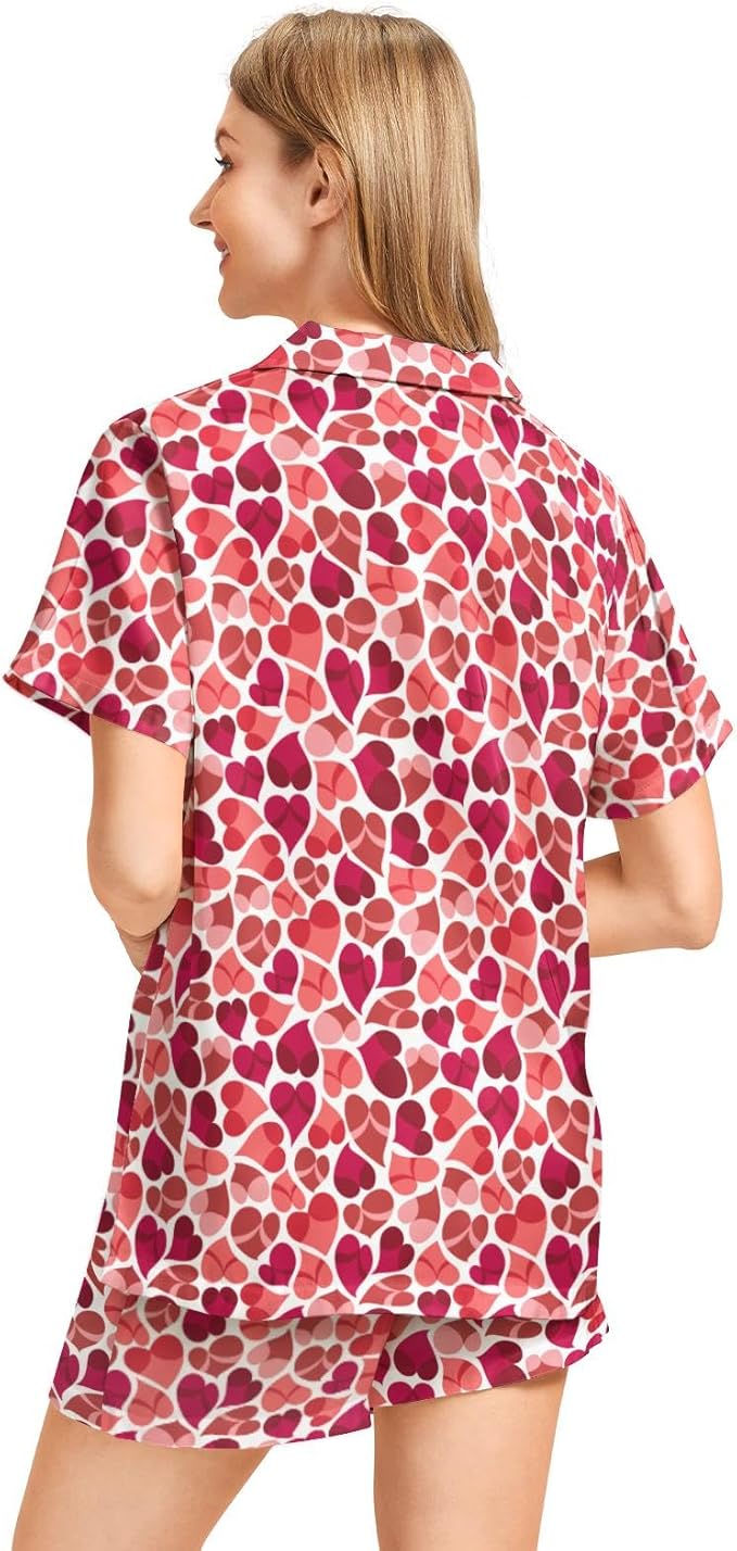 Women's Pajama Set - Short Sleeve - 2 Piece