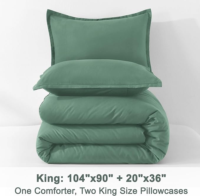 Comforter Set - King - 104 x 90 in - 3 Piece