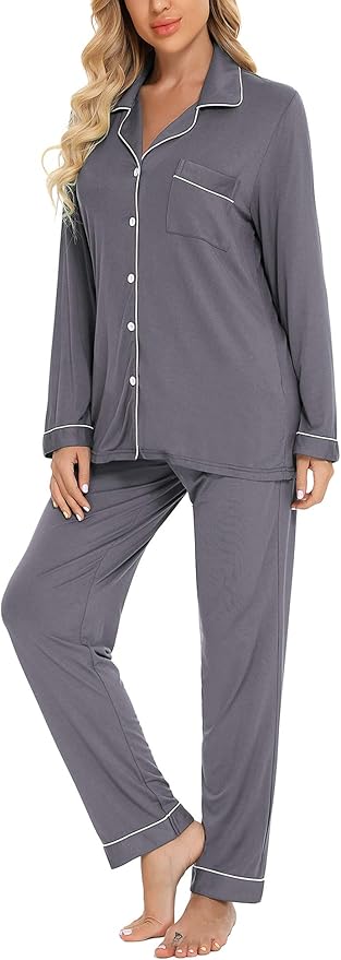 Women's Pants Pajama Set - Long Sleeve - 2 Piece