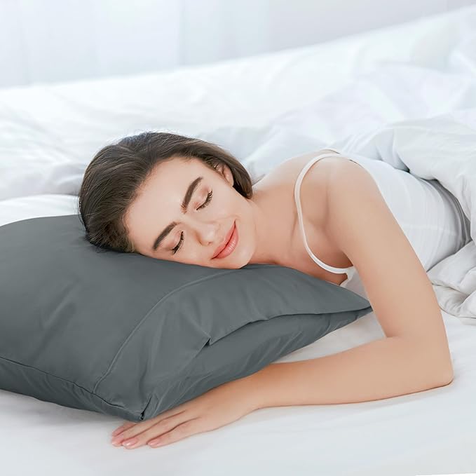 Microfiber Pillowcase Set - King - 20 x 40 in - 6 Pack