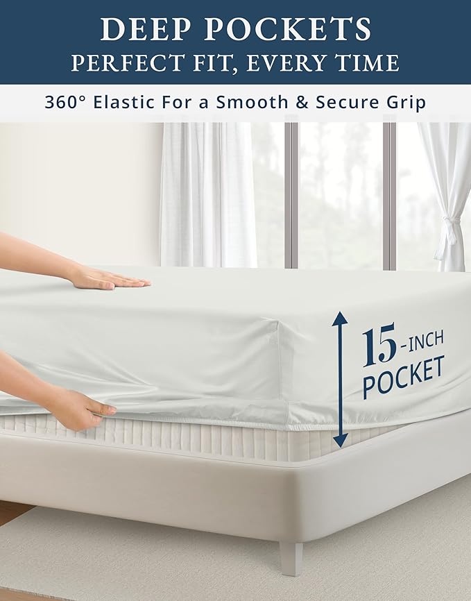 Linen Bed Sheet Set - King