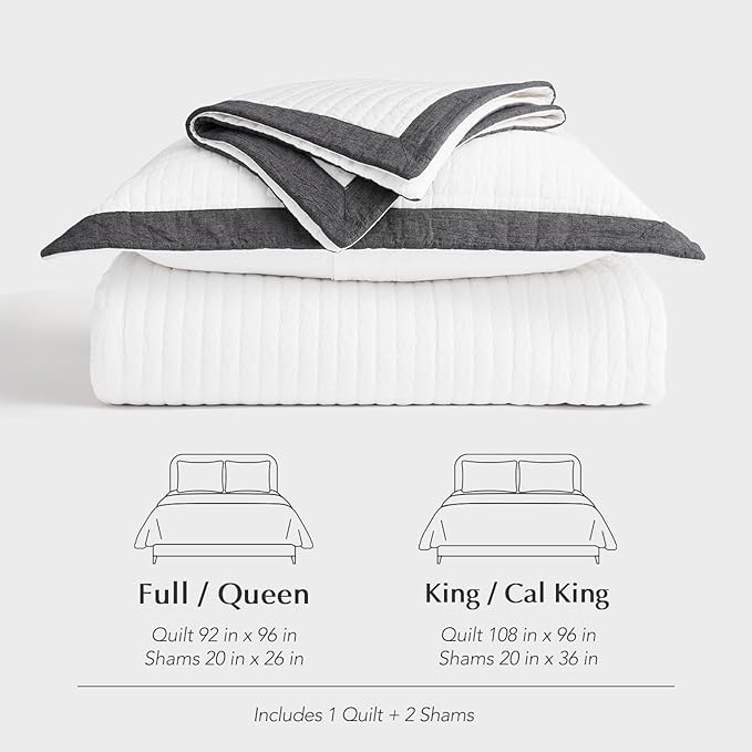Quilt Set - King - 3 Piece