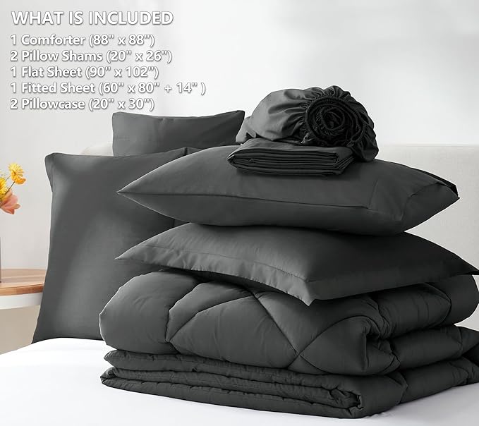 Comforter Set - Queen - 7 Piece