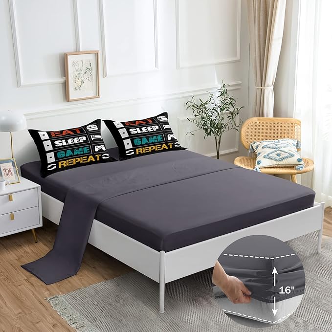 Microfiber Comforter Set - Queen - 6 Piece