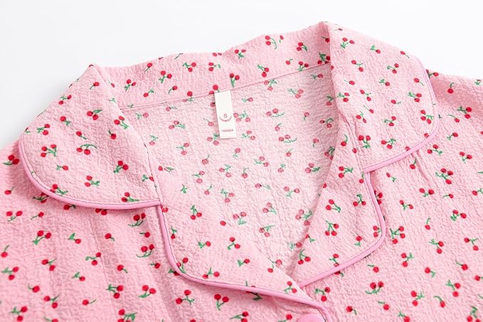 Shorts Pajama Set - Short Sleeve - 2 Piece