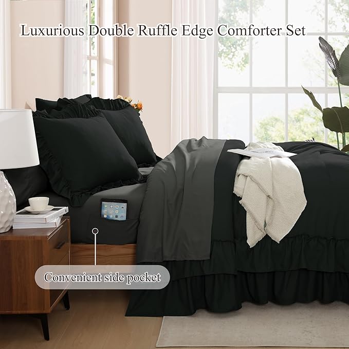 Comforter Set - Queen - 7 Piece