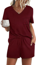Women's Pajama Set - Short Sleeve - 2 Piece