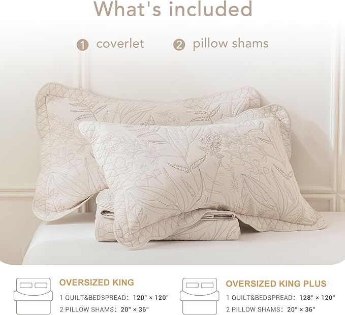 Bedding Set - King - 3 Piece