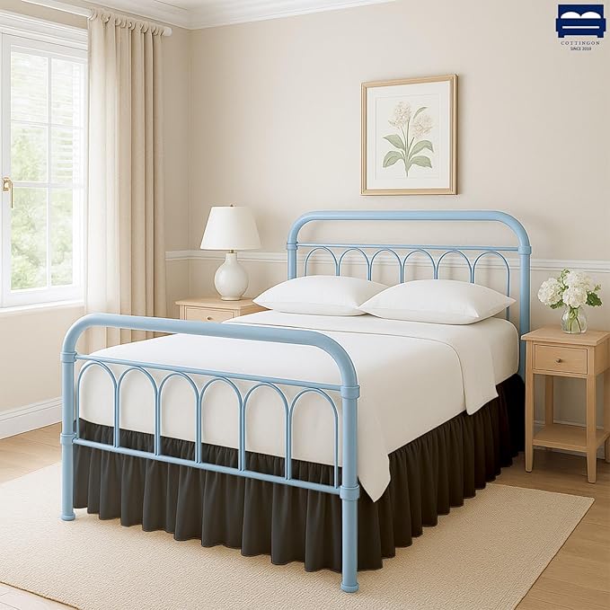 Microfiber Bed Skirt - Queen - 12 in Drop