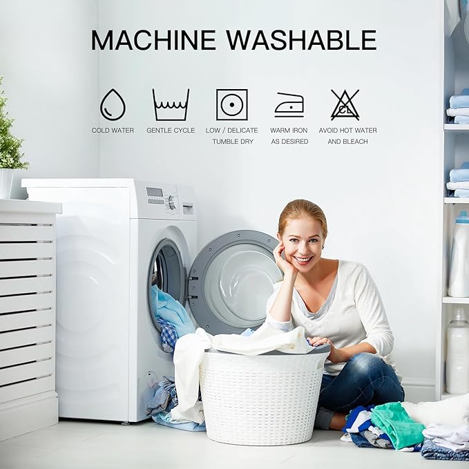 100% Cotton Pillowcase Set - King - 20 x 36 in - 2 Piece