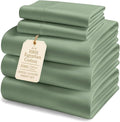 Linen Bed Sheet Set - Split King - 15 in Deep Pocket - 5 Piece
