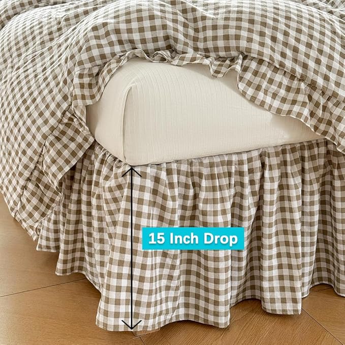 Bed Skirt - King - 15 in Drop