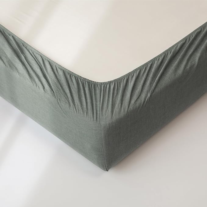 Linen Bed Sheet Set - King - 3 Piece