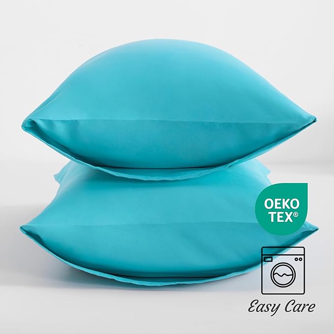 Microfiber Pillowcase Set - Queen - 20 x 30 in - 2 Pack - 2 Piece
