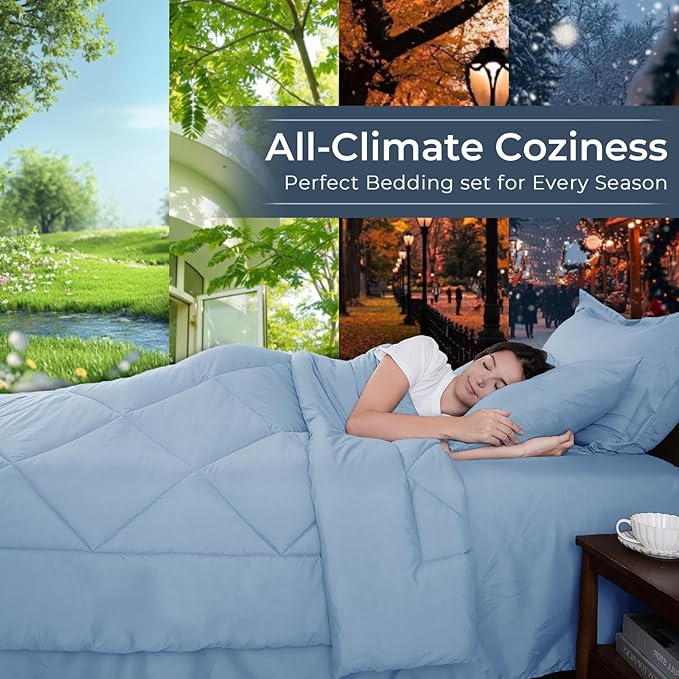 Comforter Set - Queen - 7 Piece