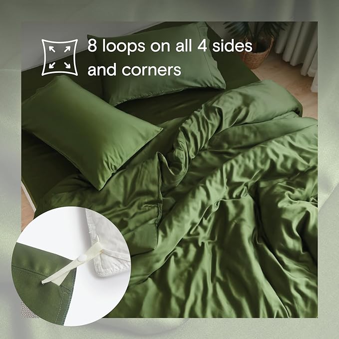 Bamboo Cooling Duvet Cover Set - Queen