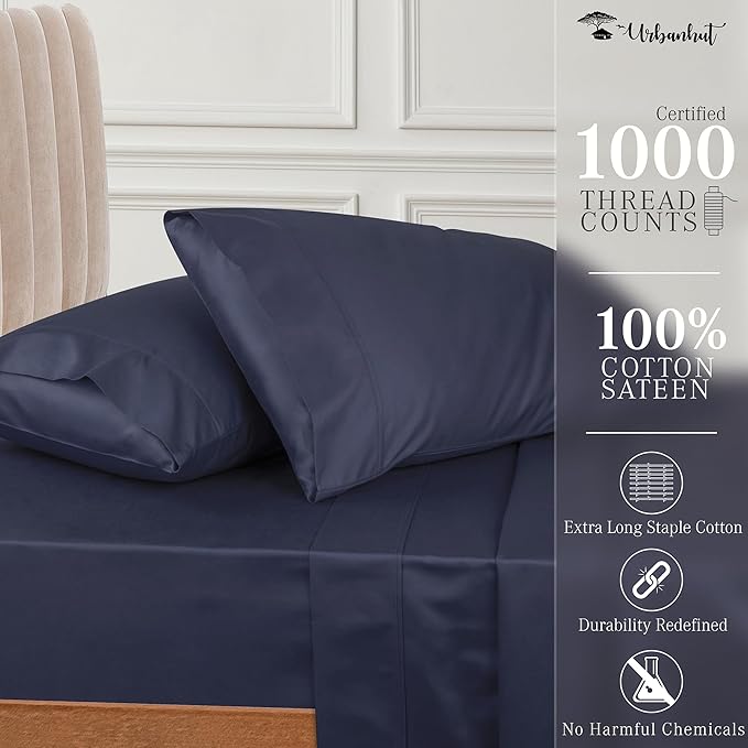 Bed Sheet Set - California King - 16 in Deep Pocket - 4 Piece